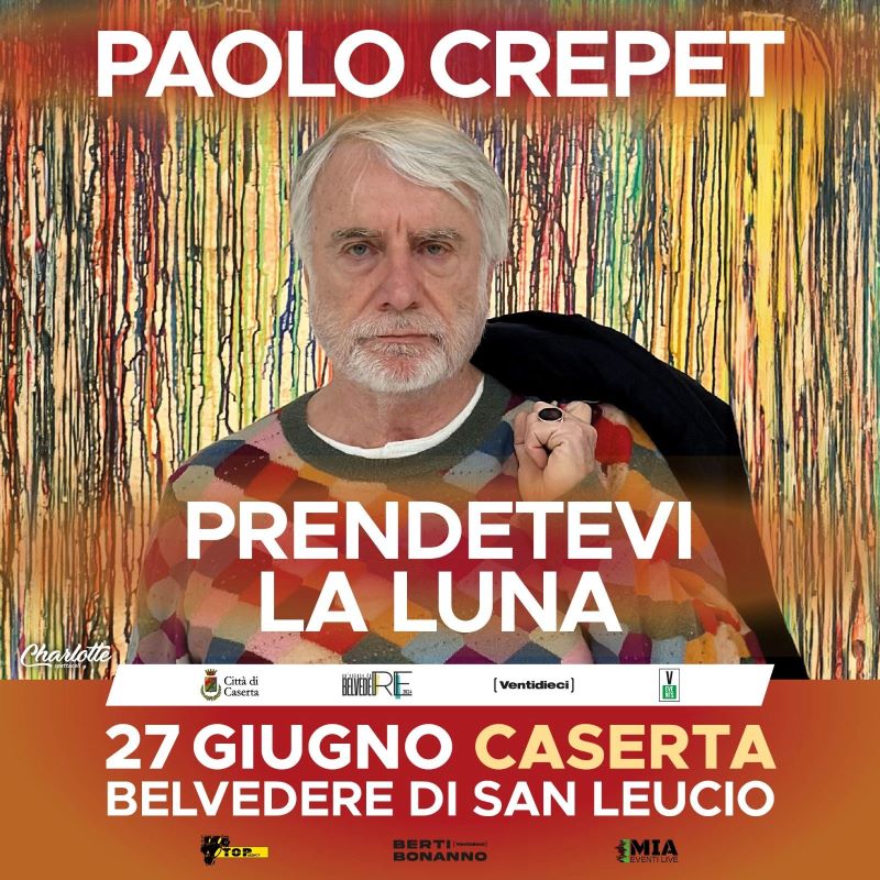 Paolo Crepet in scena al Belvedere di San Leucio, a Caserta, con Prendetevi la luna