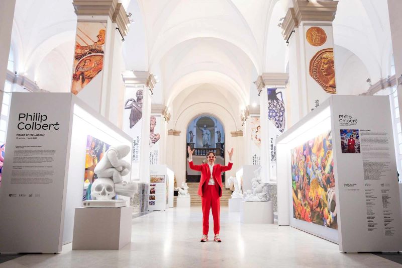 Al MANN-Museo Archeologico Nazionale di Napoli le aragoste di Philip Colbert