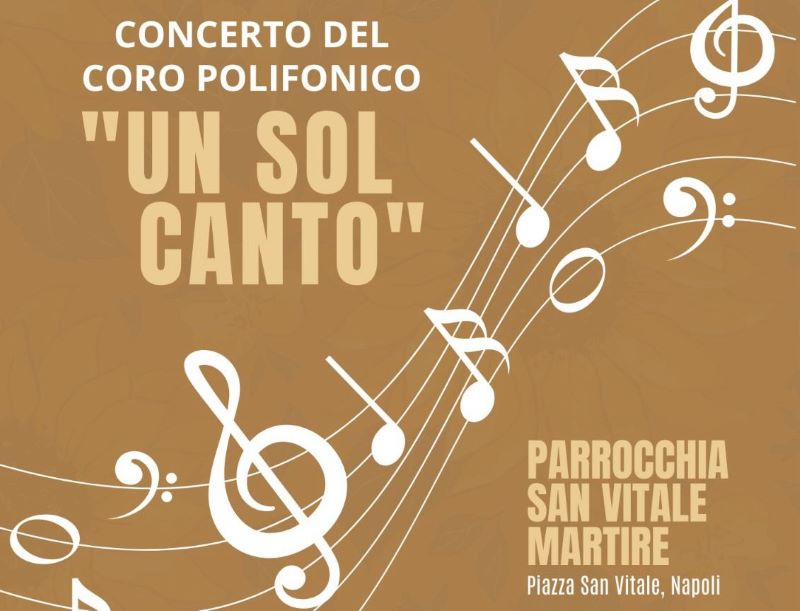 Cittadinanzattiva-Rotary Napoli Est, concerto del coro ‘Un Sol Canto’