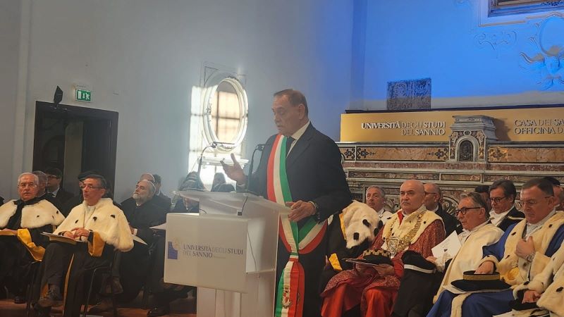 Mastella all’inaugurazione dell’anno accademico dell’Università del Sannio