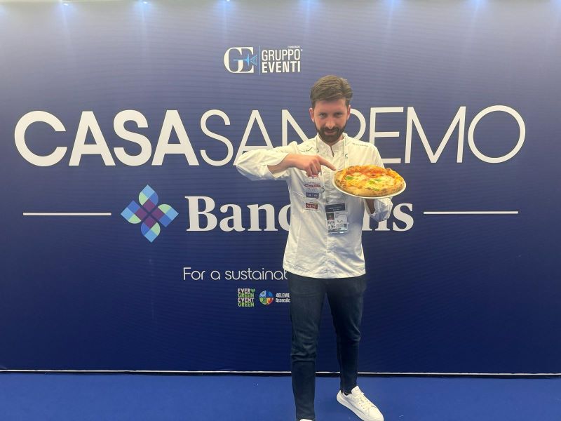 La pizza di Pasquale Damiano conquista i palati di Sanremo