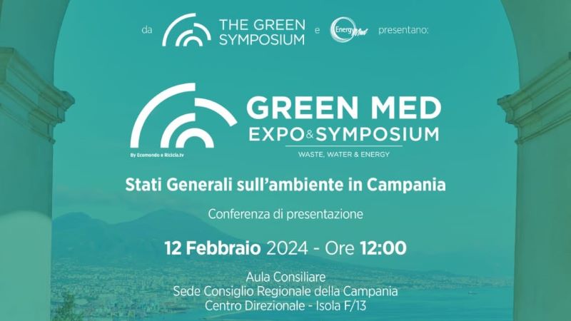 Napoli: Green Med, Expo & Symposium, al via la presentazione