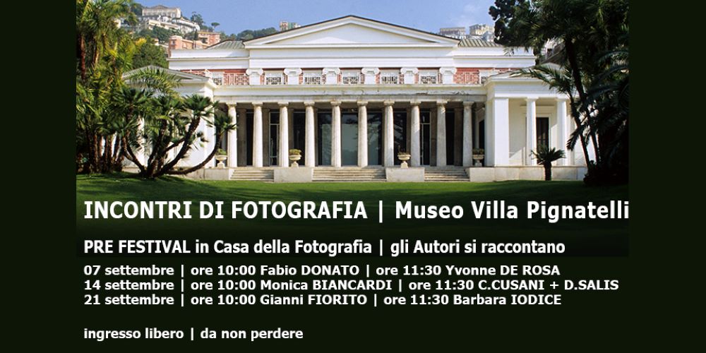 La prima edizione del Napoli PHOTO festival dal 4 al 6 ottobre