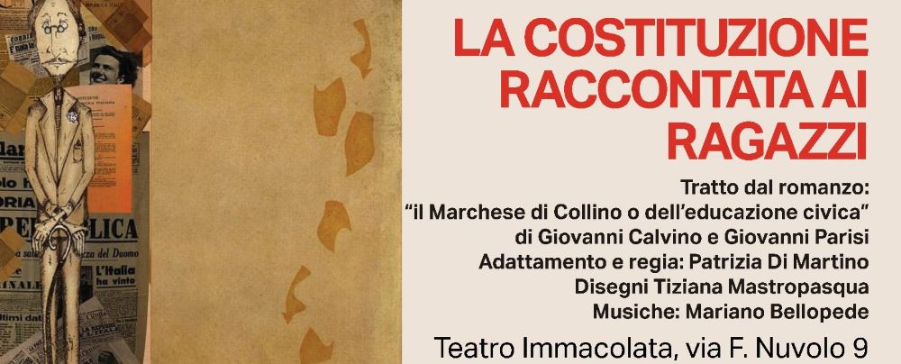 La Costituzione raccontata ai ragazzi: Patrizia Di Martino porta in scena i valori civici