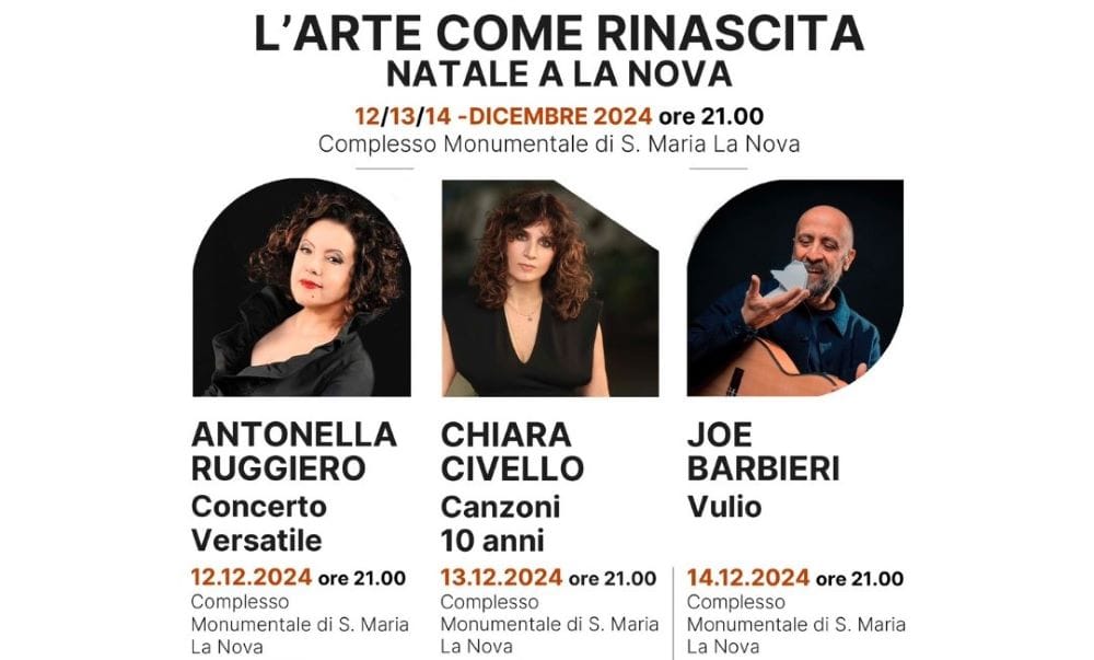 ‘L’arte come rinascita. Natale a la Nova”: musica e cultura per le festività natalizie a Napoli