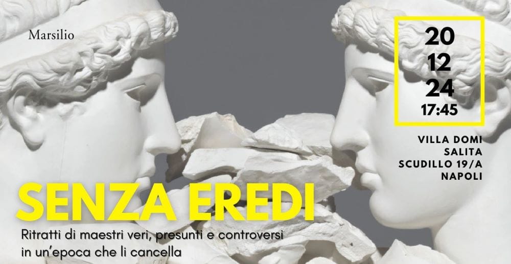 Cultura: Napoli accoglie Marcello Veneziani con “Senza Eredi”