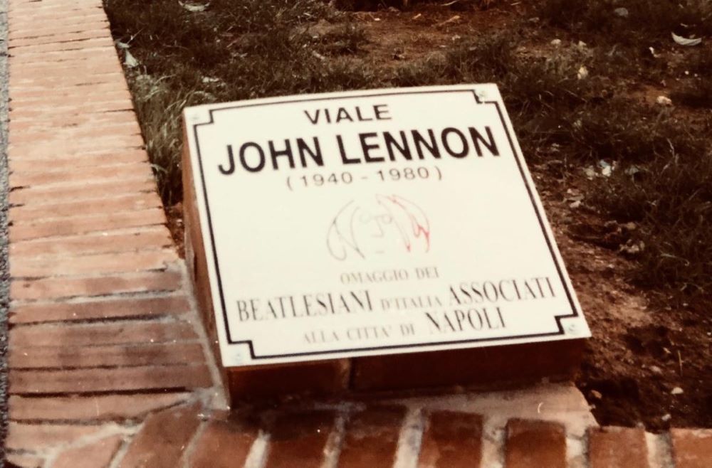 Restauro della memoria: il viale dedicato a John Lennon e George Harrison torna a splendere