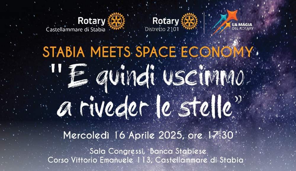 Stabia meets Space Economy: le stelle si raccontano con De Laurentis, Barbarossa, Carrino ed Evangelista