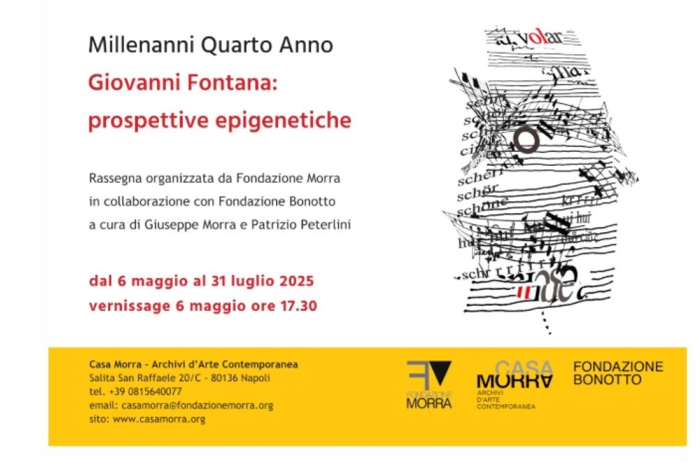 Millenanni Quarto Anno: l’epigenetica poetica di Giovanni Fontana alla Fondazione Morra