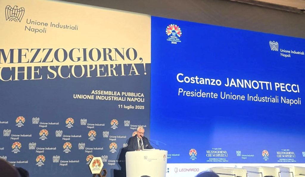 Il Sud motore dell’Italia: l’Assemblea dell’Unione Industriali Napoli e la visione di Jannotti Pecci