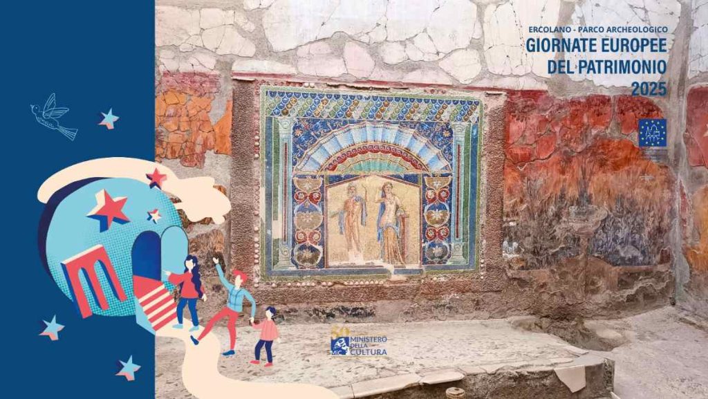 Ercolano, Giornate Europee del Patrimonio 2025: visite straordinarie e apertura serale a 1 euro