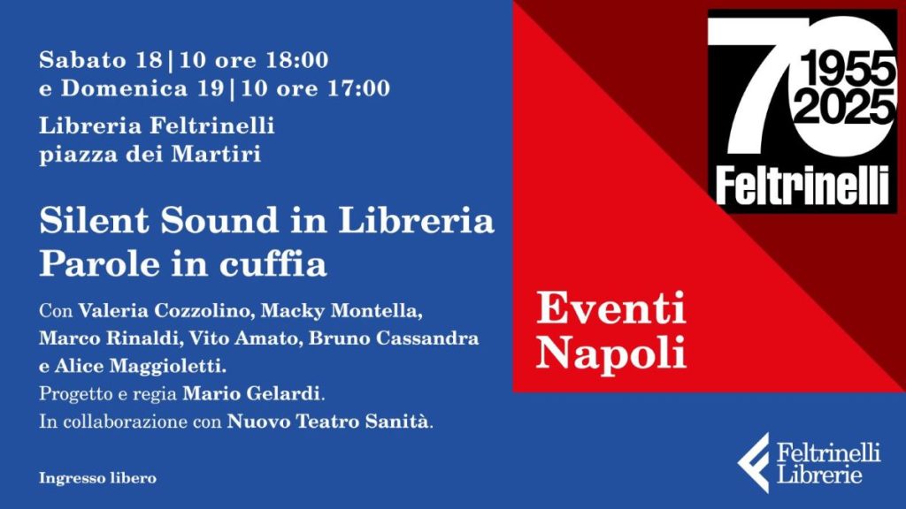 Silent Sound – Libri in cuffia: l’esperienza immersiva di Feltrinelli tra lettura, voce e spazio