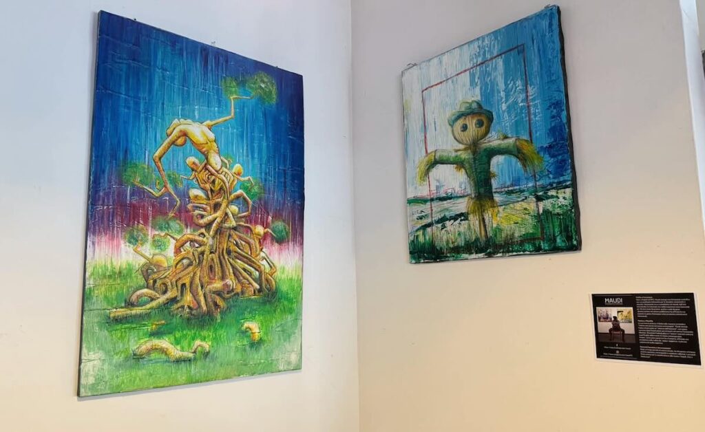 Parete d’artista: Maudi in mostra nella Macellegria di Donatella Bova per l’arte in posti inediti