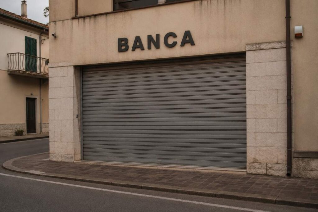 Desertificazione bancaria: un cittadino su cinque in Basilicata è in un comune con un solo sportello