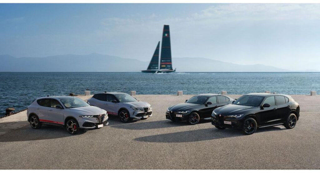 Alfa Romeo Edizione Luna Rossa debutta a Napoli in concomitanza con le regate dell’America’s Cup