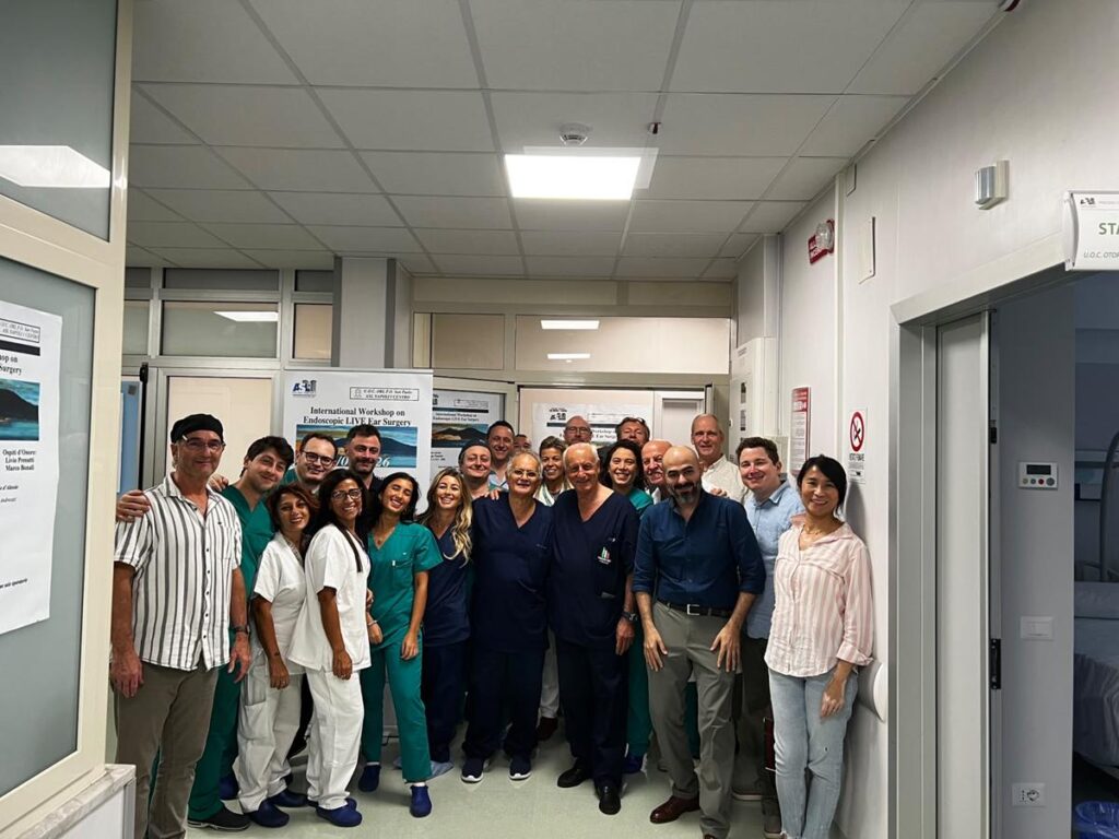 Chirurgia endoscopica dell’orecchio: all’Ospedale San Paolo di Napoli specialisti da tutto il mondo