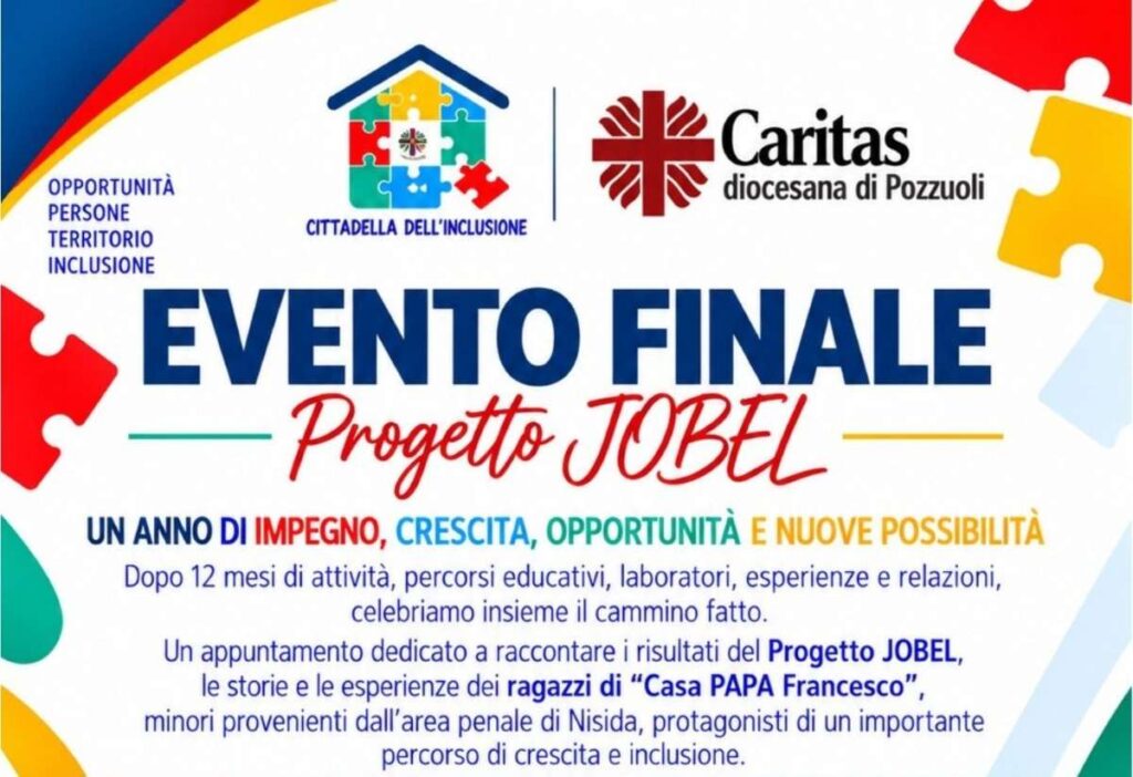 Progetto Jobel a Quarto: un anno di formazione e inclusione per i ragazzi di Casa Papa Francesco