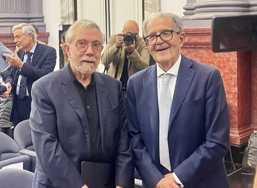 Paul Krugman a Napoli con Romano Prodi: Europa, Mezzogiorno e nuove sfide economiche
