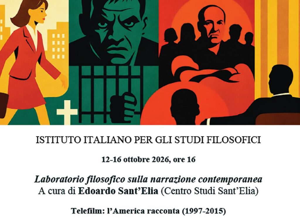 Telefilm: l’America racconta, cinque incontri con Edoardo Sant’Elia all’Istituto di Studi Filosofici