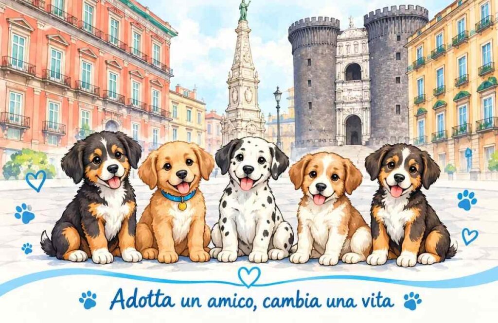 Adozione consapevole amici a quattro zampe: ‘Cerco Casa’ in piazza San Domenico Maggiore