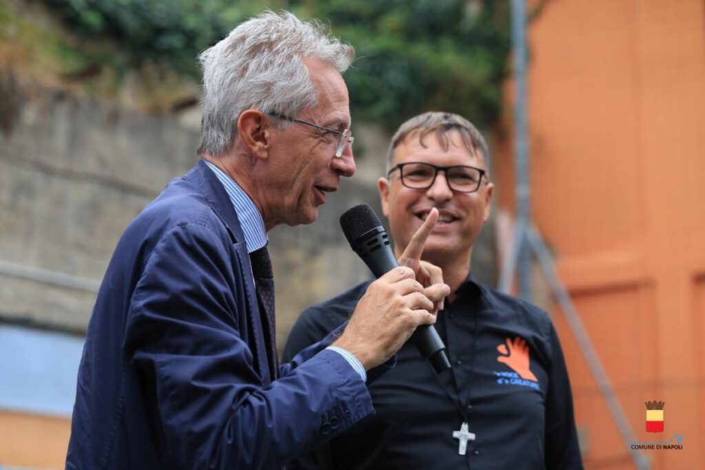 ‘A Voce d’e Creature di don Luigi Merola: nuova ludoteca all’Arenaccia in un bene confiscato