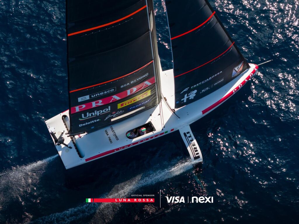 Visa e Nexi sponsor di Luna Rossa per l’America’s Cup Napoli 2027
