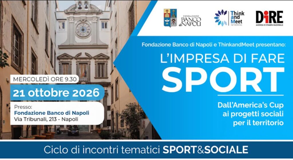 Sport e sviluppo del Mezzogiorno: alla Fondazione Banco di Napoli l’America’s Cup e i progetti sociali